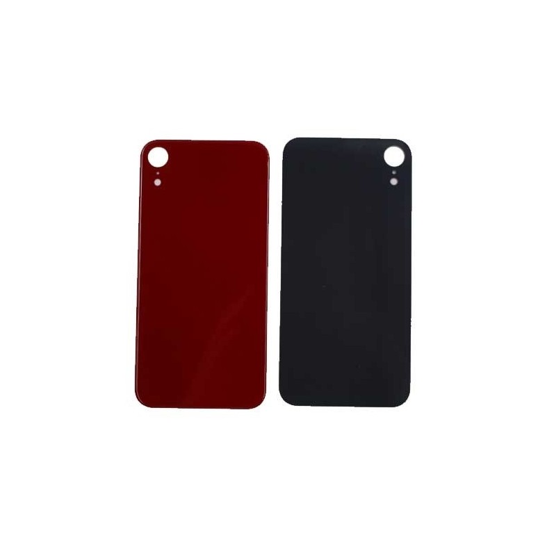 Vitre Arrière pour iPhone XR Rouge