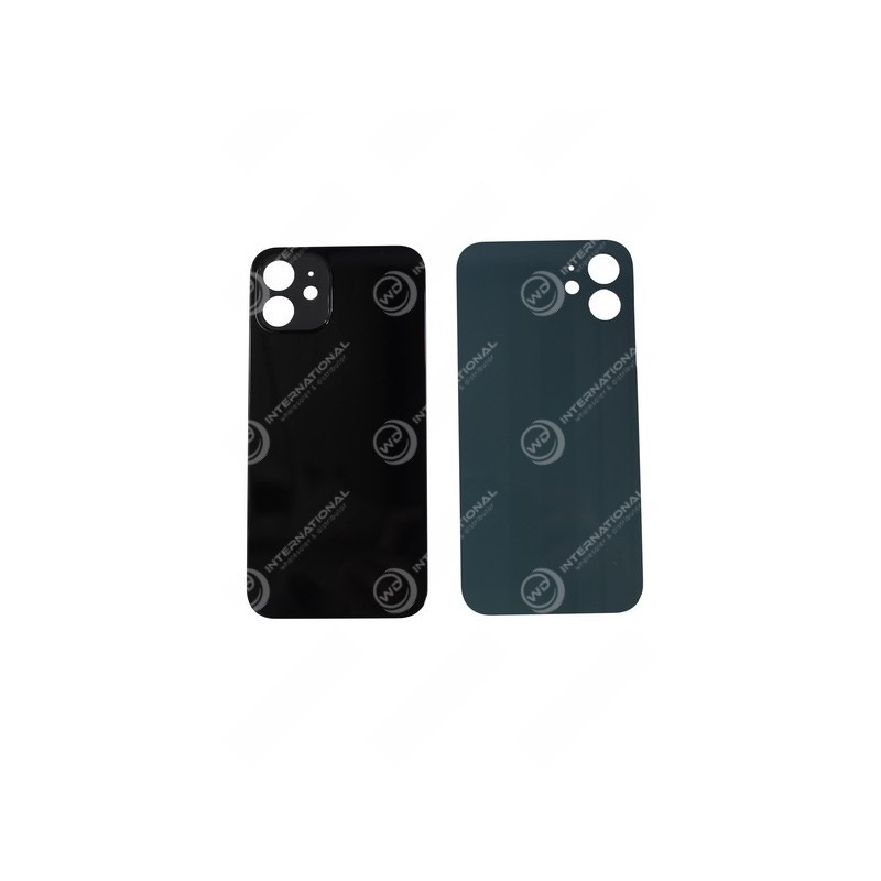 Back Cover iPhone 12 Noir (Large Hole)