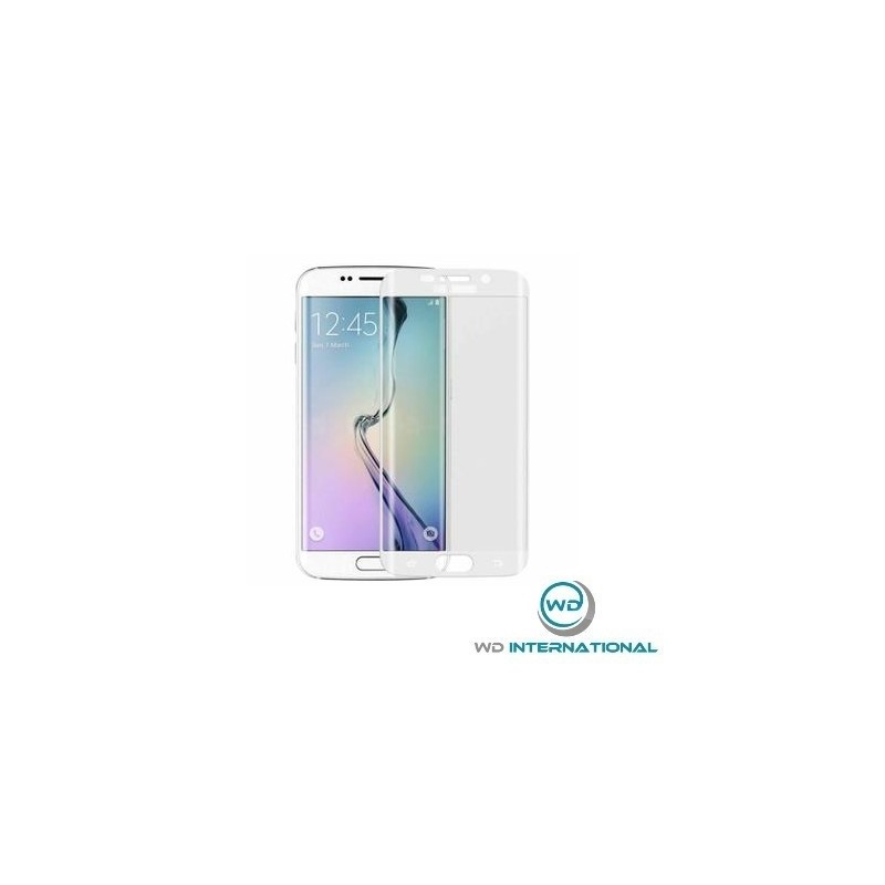 Verre protections S6 Edge Plus Blanc