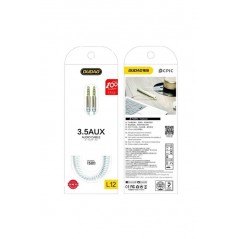 Câble Audio AUX Mini Jack 3.5mm Dudao L12 Blanc