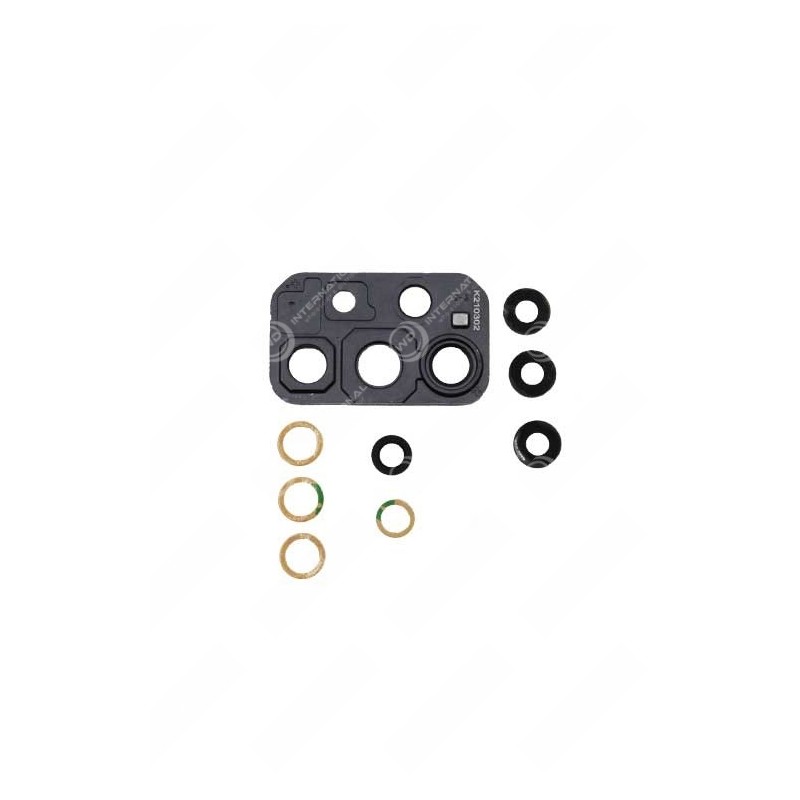 Lentille de Caméra Avec Châssis Samsung Galaxy A72 / A72 5G Noir