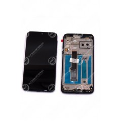 Motorola One Macro Screen Nero con telaio originale del produttore