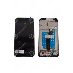 Pantalla para Motorola G8 Power Lite azul claro con chasis original del fabricante