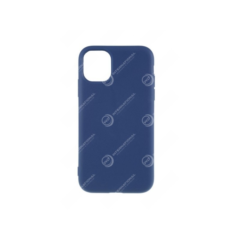 Coque Silicone pour iPhone 12 Pro Max Bleue Foncée
