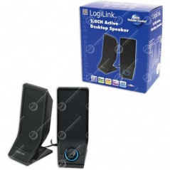 Haut-parleur actif LogiLink USB 2.0 Noir - SP0027