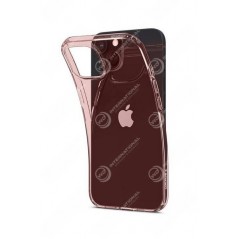 Spigen Crystal Flex Fall iPhone 13 Mini Rosa Transparent