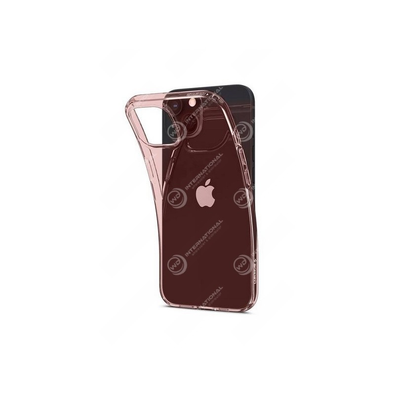 Coque Spigen Crystal Flex iPhone 13 Mini Rose Transparent