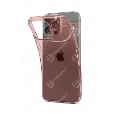 Coque Spigen Crystal Flex pour iPhone 13 Pro Max Rose Transparente