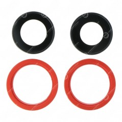 Lentille Avec Support pour iPhone 13 / 13 Mini 5.Rouge (4 pièces)