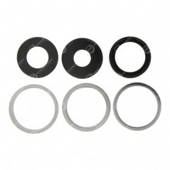 Linse Mit Halterung für iPhone 13 Pro / 13 Pro Max Weiß (6 Stück)