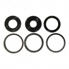 Linse Mit Halterung für iPhone 13 Pro / 13 Pro Max Schwarz (6 Stück)