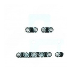 Protector de malla contra el polvo para el iPhone 12 Pro Max negro (5 piezas)