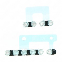 Protector antipolvo autoadhesivo para el iPhone 12 Pro Max Blanco (2 piezas)