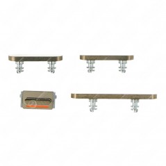 Pack Lateral Touch Buttons iPhone 12 Pro/12 Pro Max Gold (4 Stück)