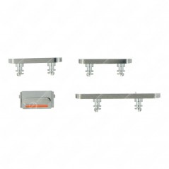 Pack Lateral Touch Buttons iPhone 12 Pro/12 Pro Max Silber (4 Stück)