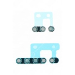 Grille Anti-poussière Mesh iPhone 12/12 Pro Noir (2 Pièces)