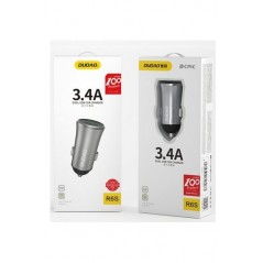 Chargeur Voiture Universel 2x USB Dudao R6S Argent