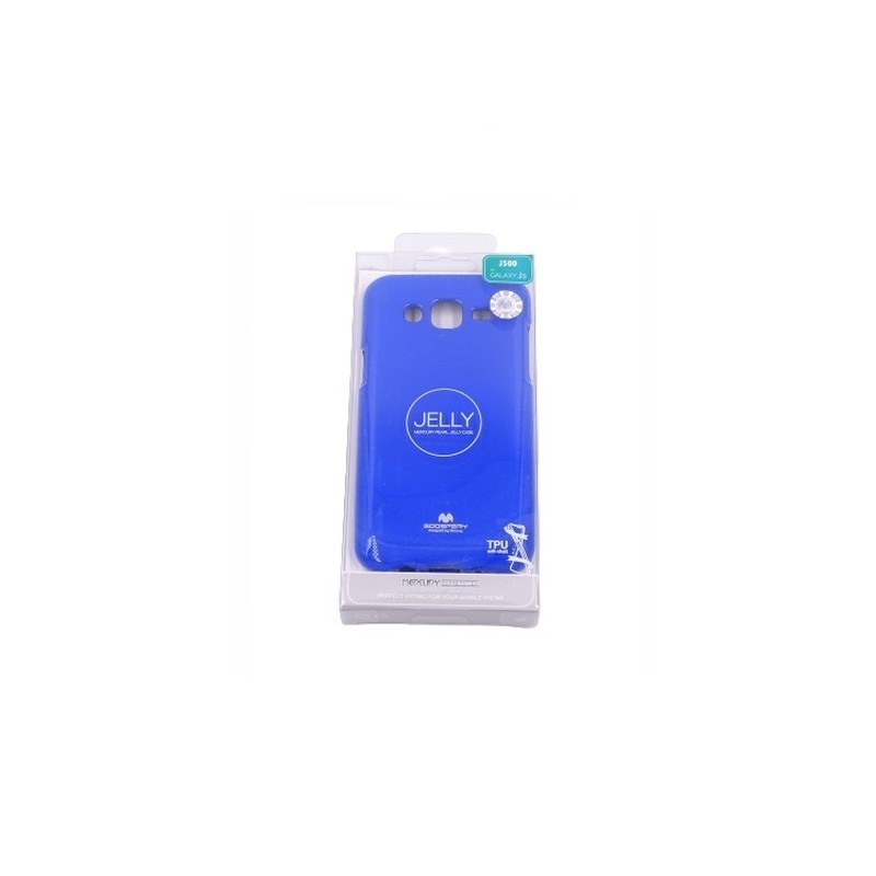 Coque silicone samsung J5 Bleu Goospery Jelly