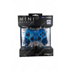 Manette BigBen Mini Metallic pour PS3 Bleue