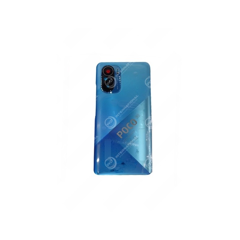 Back Cover Xiaomi Poco F3 Bleu Origine Constructeur