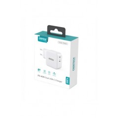Prise Secteur Choetech 2x USB Type C Power Delivery 40W 3A (PD6009-EU)