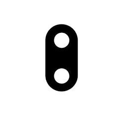 Lente de la cámara xiaomi redmi 7 negro