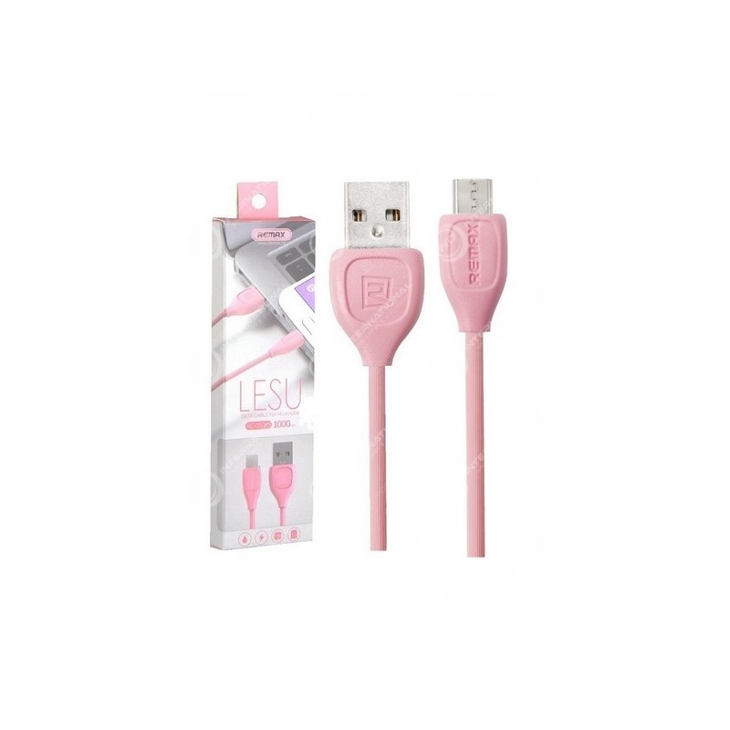 Câble Micro USB Remax Lesu Series Rose 1M
