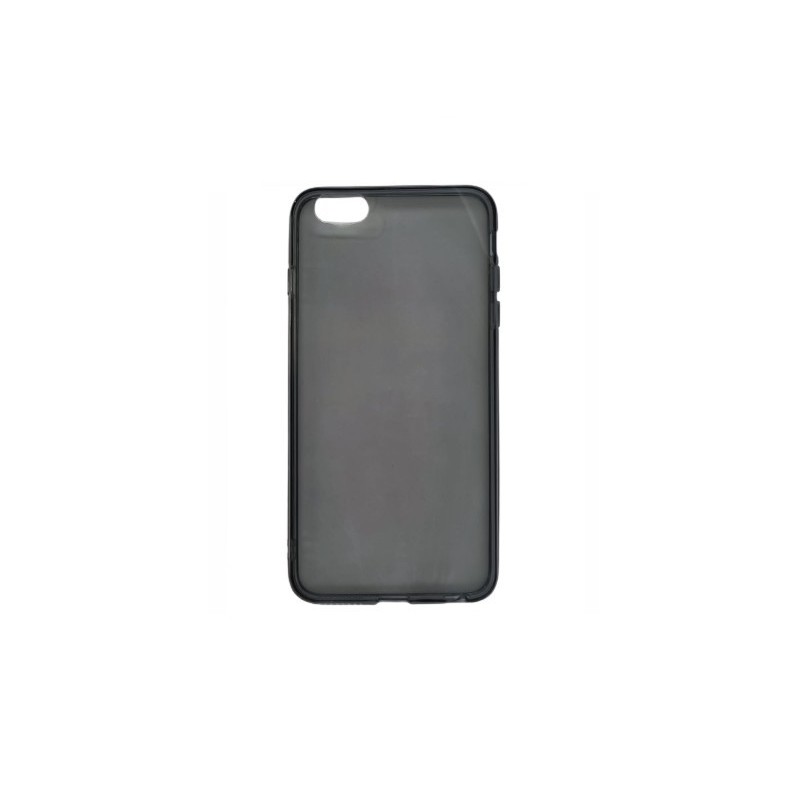 Coque Silicone iPhone 6 Plus Transparent Noir