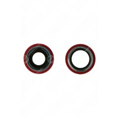 Obiettivo della fotocamera iPhone 11 rosso (2 pezzi)
