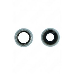 Obiettivo della fotocamera iPhone 11 bianco (2 pezzi)