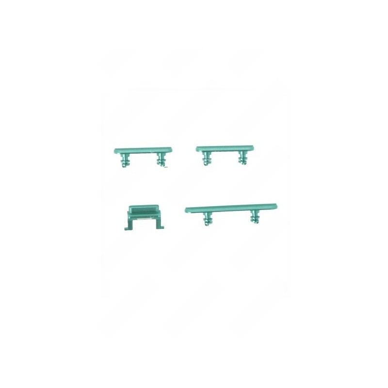 Lot de 4 Boutons Touches Latérales iPhone 11 Vert