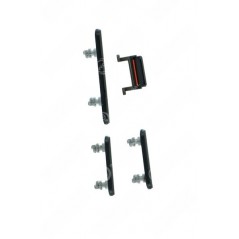 Lot de 4 Boutons Touches Latérales iPhone XS Noir