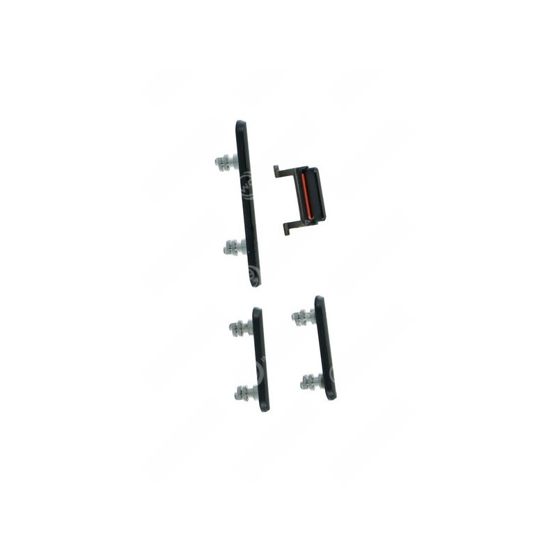 Lot de 4 Boutons Touches Latérales iPhone XS Noir