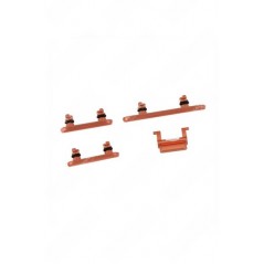 4er-Set iPhone XR Seitentasten Koralle