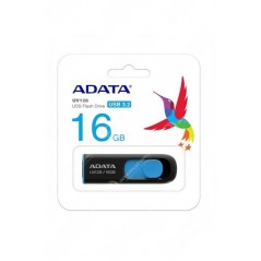 Adata DashDrive Serie UV128 16GB USB-Laufwerk Schwarz und Blau