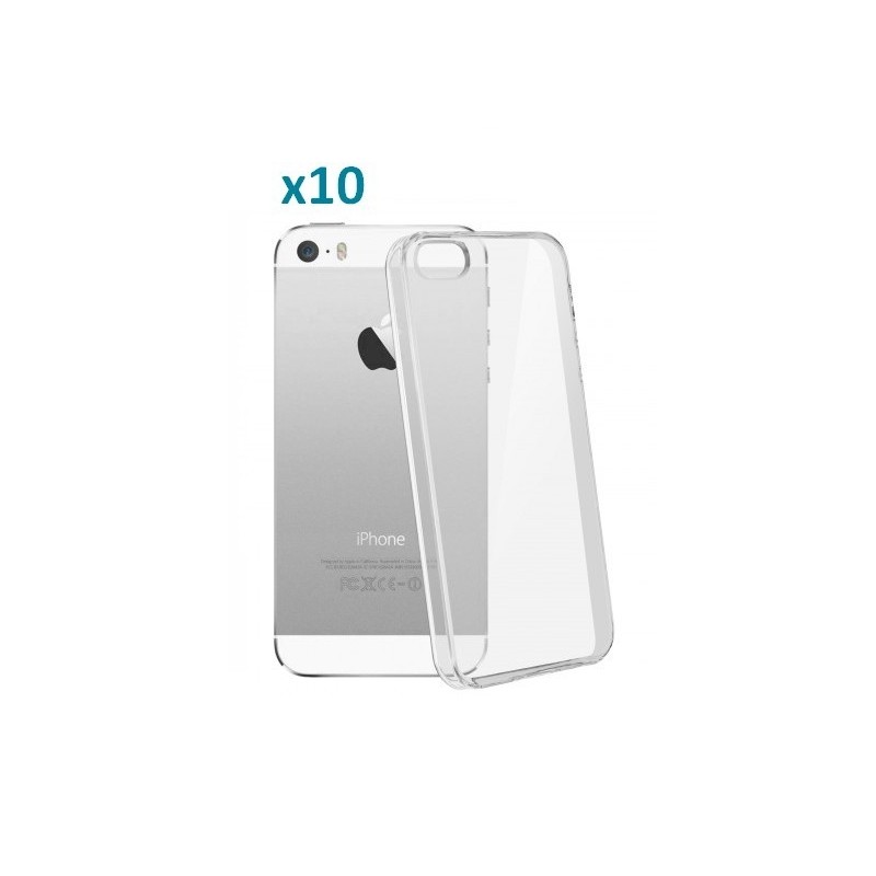 Lot de 10 Coques iPhone 5c Transparent