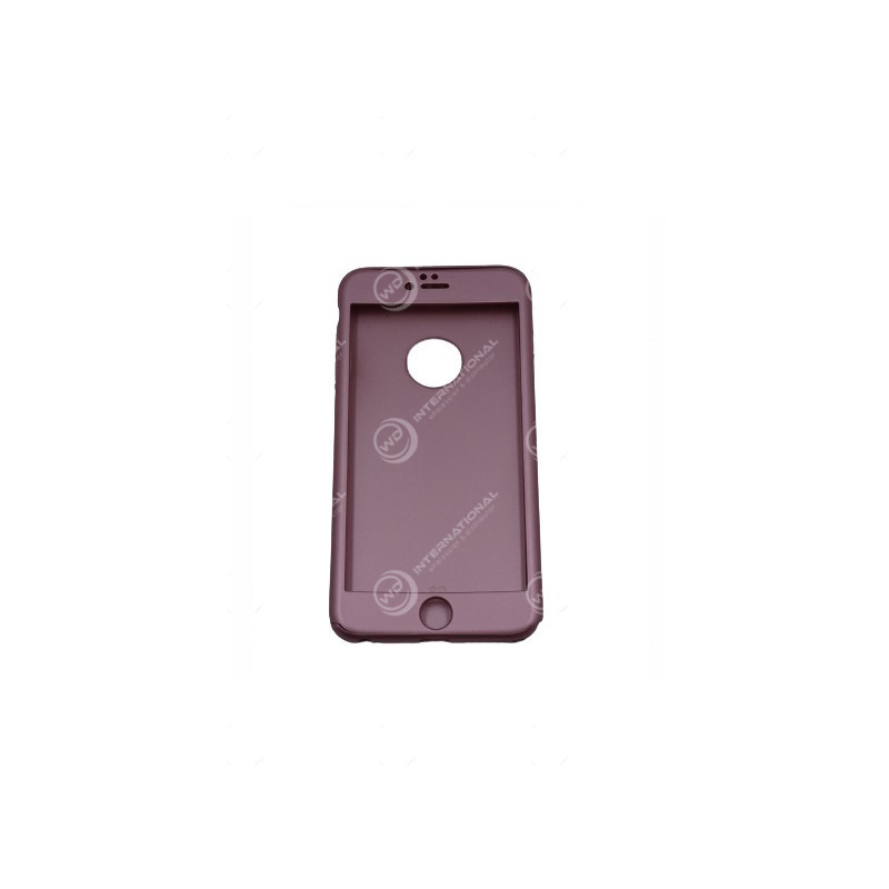 Coque 360 Rose Avec Verre Trempé Iphone 6 Plus