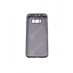 Coque 360 Gris Avec Verre Trempé Samsung Galaxy S8