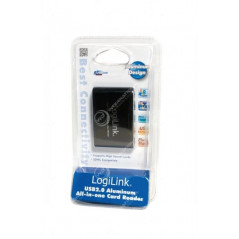 LogiLink USB 2.0 All-in-One-Kartenleser Schwarz