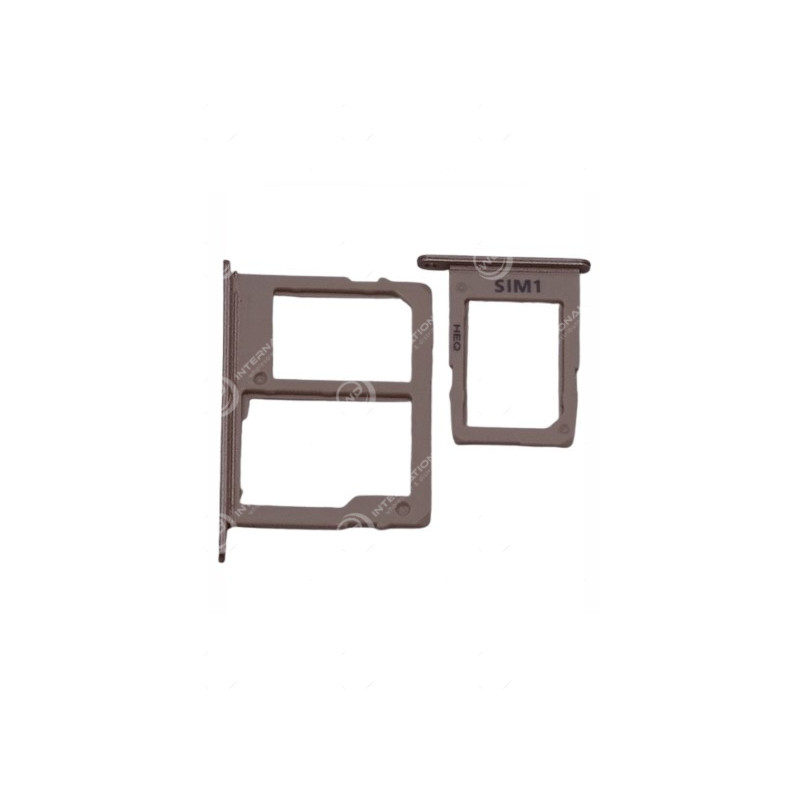 Tiroir Double SIM et SD Samsung Galaxy J4 / J6 / J8 Or