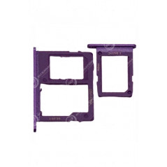 Tiroir Double SIM et SD Samsung Galaxy J4 / J6 / J8 Violet