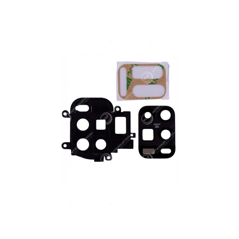 Lentille Caméra Arrière Avec Lunette pour Xiaomi Mi 10 Lite 5G Bleu