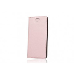 Etui Smart Magnet pour Smartphones 4.7" et 5.3" iLike Rose (GSM028599)