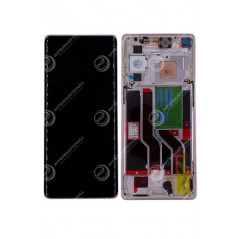 Bildschirm Oppo Reno5 Pro 5G / Find X3 Neo Galactic Silber Mit Chassis Originale Hersteller