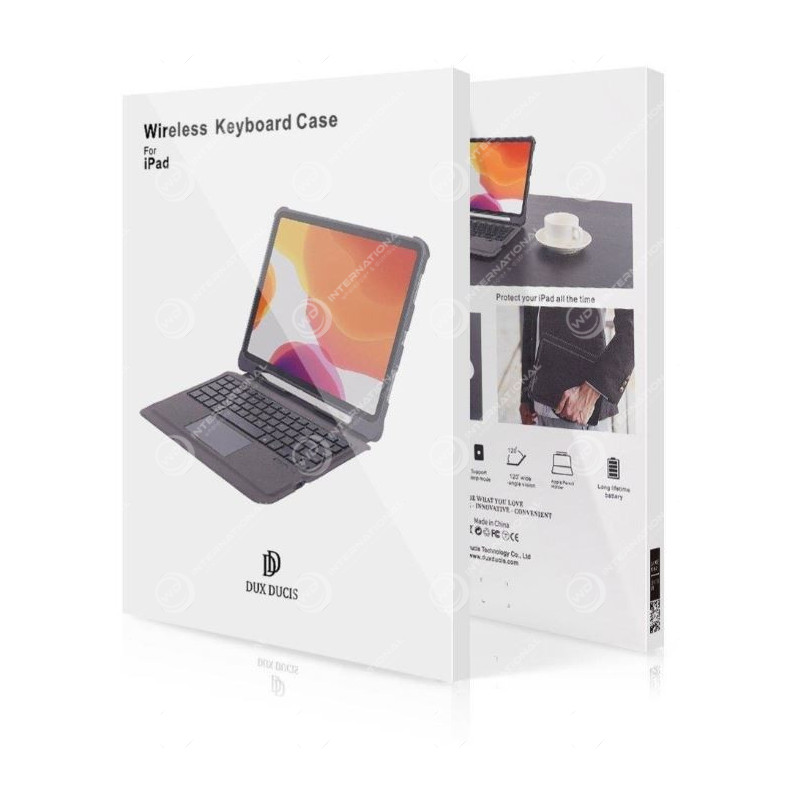 Etui clavier sans fil Bluetooth QWERTY Dux Ducis pour iPad Air 4 - 5 / iPad Pro 11" 2020 - 2021