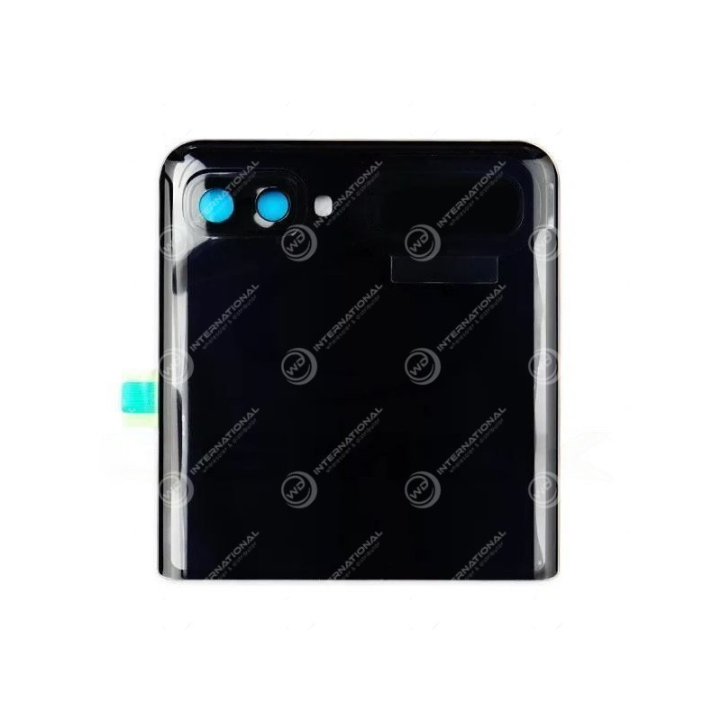 Back Cover Haut avec Lentille Caméra Arrière Samsung Galaxy Z Flip Noir Service Pack