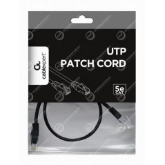 CableXpert 0,50 m di cavo Ethernet UTP (CAT5e) nero