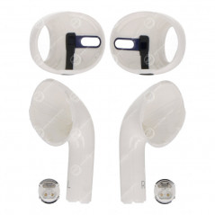 Coque d'écouteur gauche et droite pour AirPods Pro White Ori 6 pièces dans un ensemble