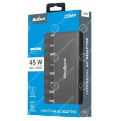 Alimentation universelle Rebel 10 embouts 45 W 18-20 V automatique