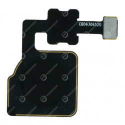 Mantel del sensor de huellas dactilares del Google Pixel 2 XL negro